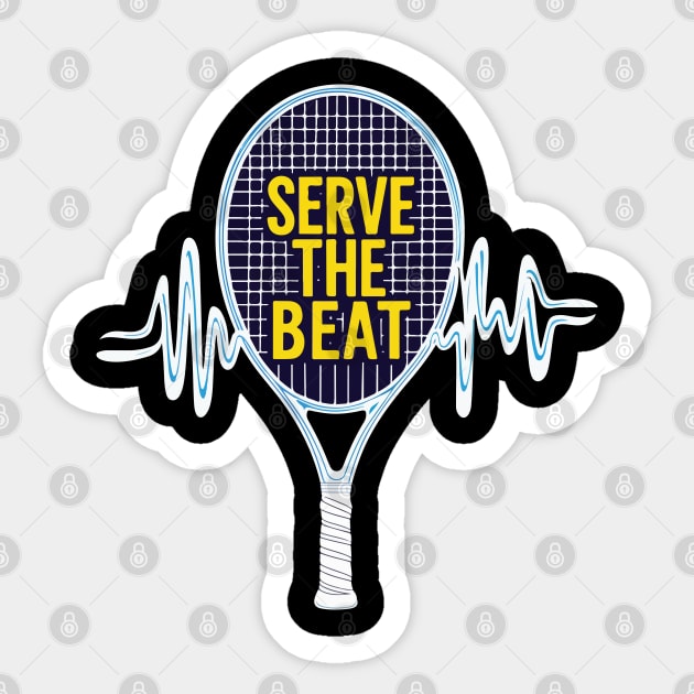 Serve the Beat Sticker by Urbanprint